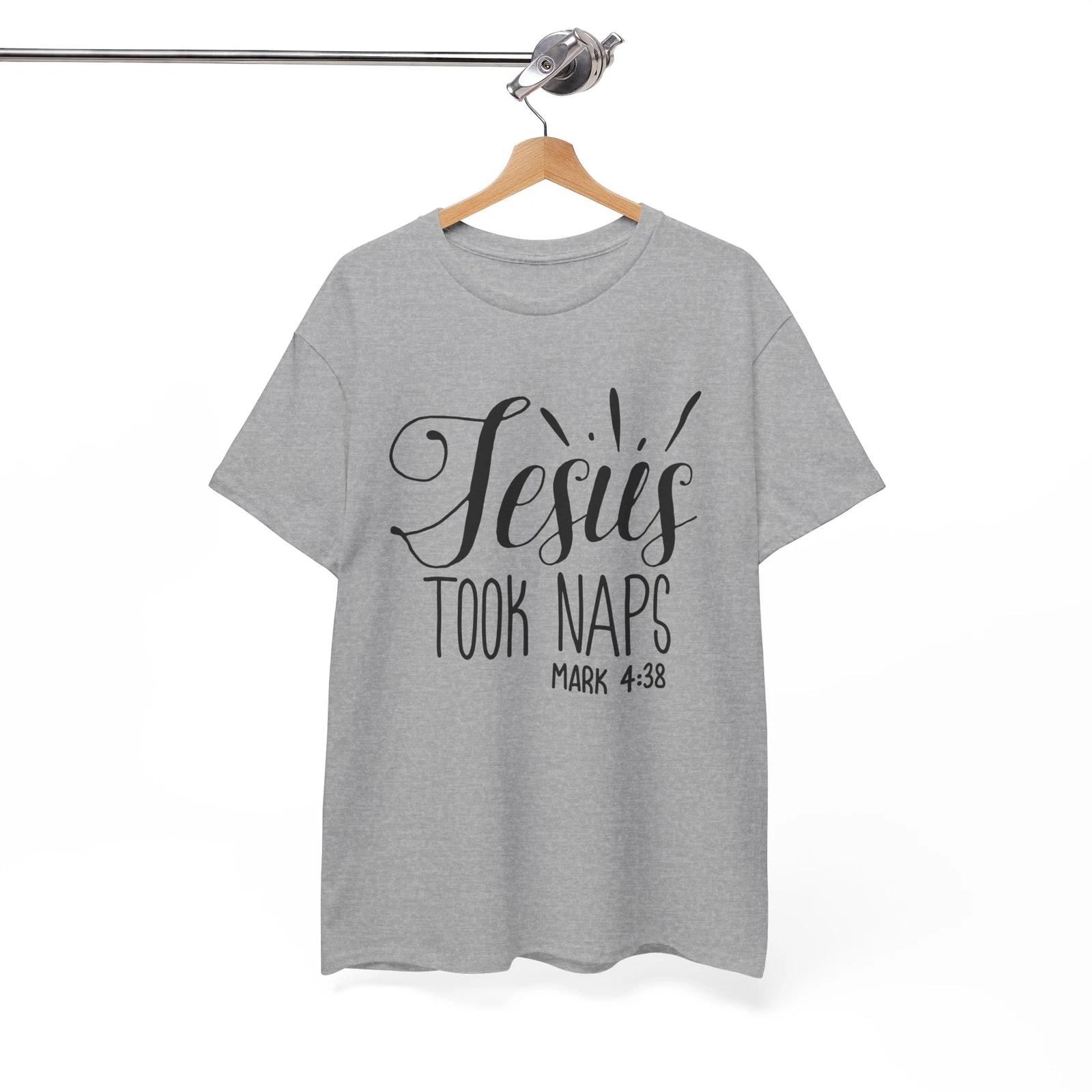 Jesus Is the Way T-Shirt | Jesus Took Naps Mark 4 38 Shirt | Gospel Faith Shirt L