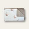 Muslin Baby Blanket with Eco Fur