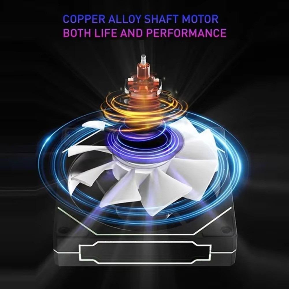 PWM Control PC Case Fan ARGB CPU Cooler Fan 3D Texture Computer Chassis Fan PC Case
