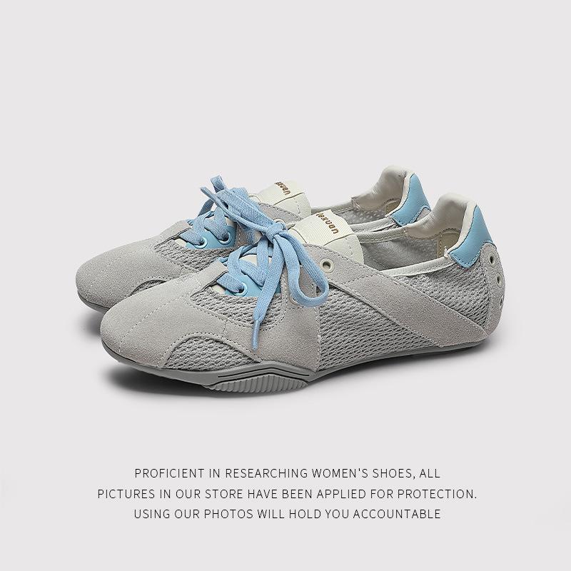 Fashion Versatile Leather Ballet Shoes Women'S Autumn Denim Cloth FlatBottomed Sports And Leisure Shoes