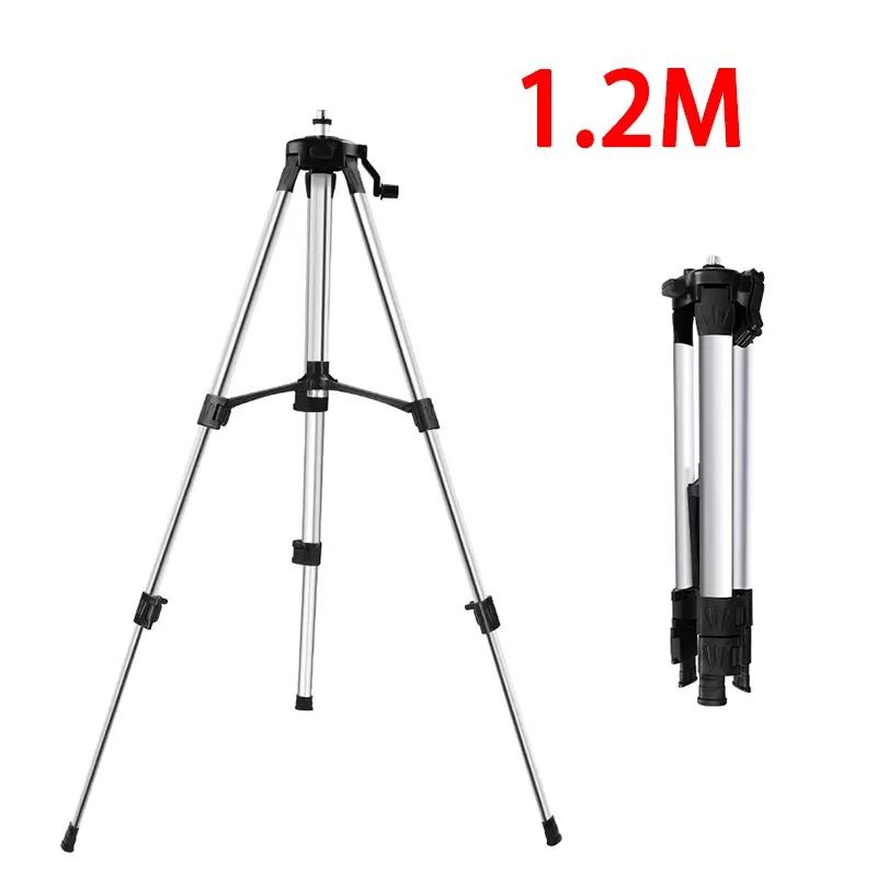 Laser Level Tripod Adjustable Height Thicken Aluminum Tripod Stand For Self Leveling 1.2M Adjustment Tripod For Laser Level
