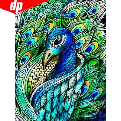 5D Diamantmalerei Vollbohrung Rund Tiere Bilder mit Strasssteinen Diamant