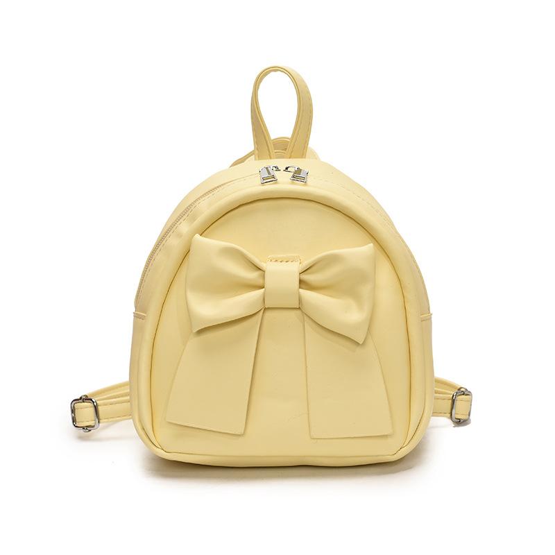 Korean Girly Handbag Women's 2025 New Fashionable Exquisite Backpack Bow Casual Student Schoolbag
