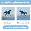 Christmas Window Stickers White Snowflake Elk Holiday Window Glass Door Decoration Stickers