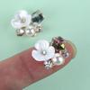 Decoration Hairpin Accessories Plating Pearl Buttons Flower Buckle Rhinestone Button Apparel Sewing