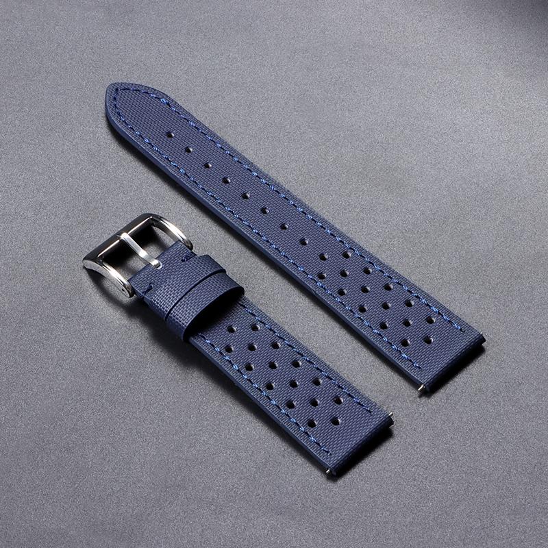 Premium Qualität Nylon Segeltuch Uhrenarmband 18mm 20mm 22mm Band Wasserdichte Stoffbänder Schnellverschluss Armband Gürtel Zubehör