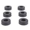 32pcs Speaker Isolation Feet Anti Vibration Rubber Feet Pads for Turntables Amplifiers Subwoofers CD DVD Players