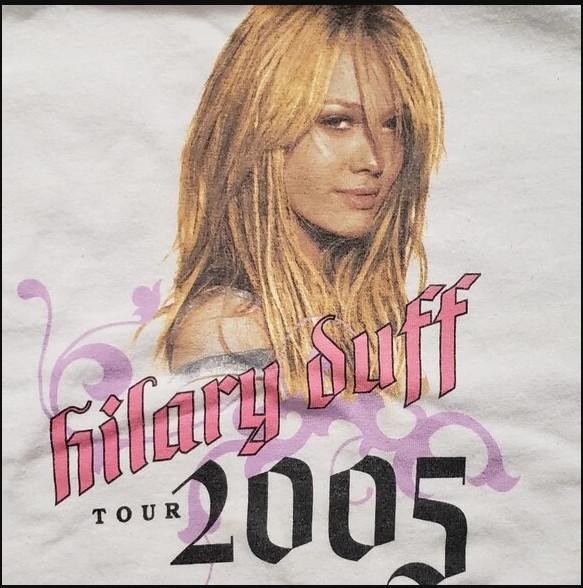 Vintage 2005 Hilary Duff Tour 2005 Unisex Short Sleeve T-shirt S-5XL XL