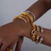 Simple Stainless Steel Bracelet Personality Ladies Couple Bracelet For Women Jewelry Gift CDN