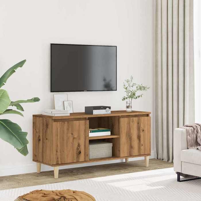 VidaXL TV Cabinet Artisan Oak 102x35x50 Cm Engineered Wood 856429