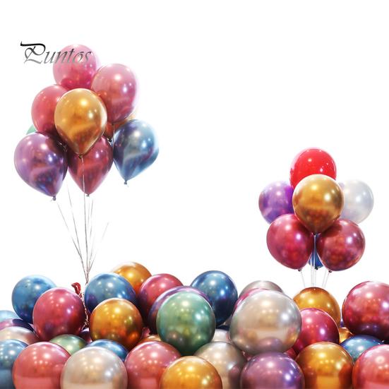 50Pcs 5 Inches Beautiful Thicker Large Quantity Latex Balloon Wedding Decoration Metallic for Indoor