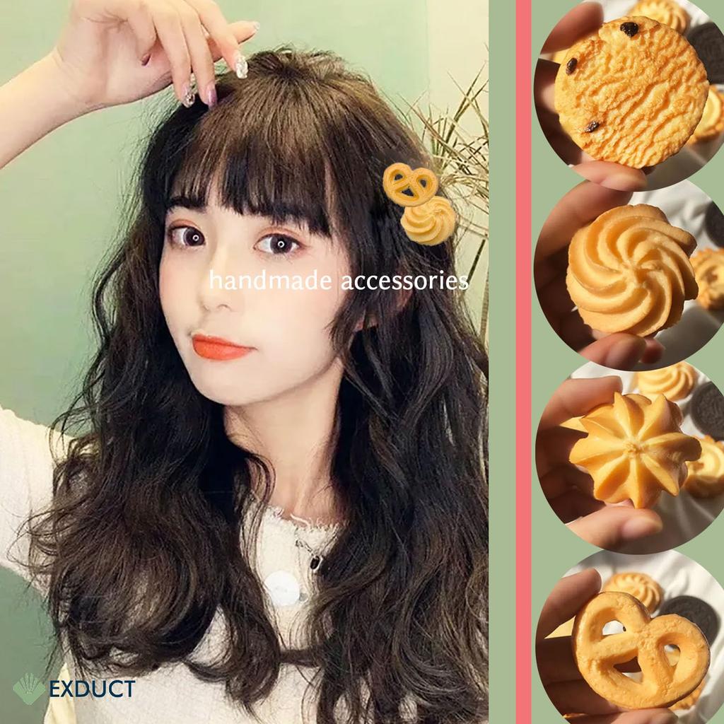 EXDUCT Biscuit Cookie Food Lifelike 4 Set of 8 Samples, Models, Types,