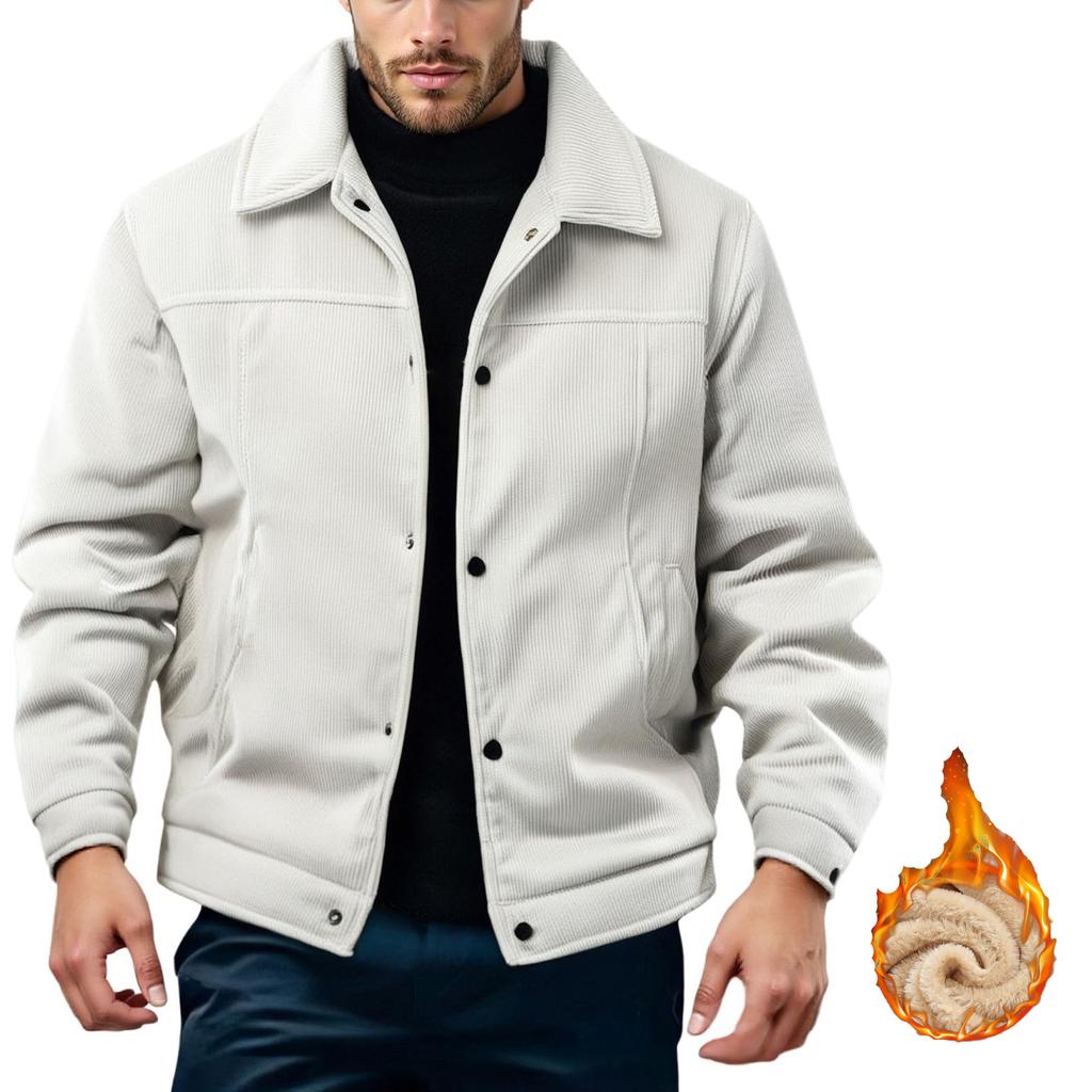 Men's  Leisure  Fashion  Comfort  Flip Collar  Jacket  Coat