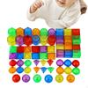 Small Geometric Solids Montessori Toys Sensory for Living Room Unisex