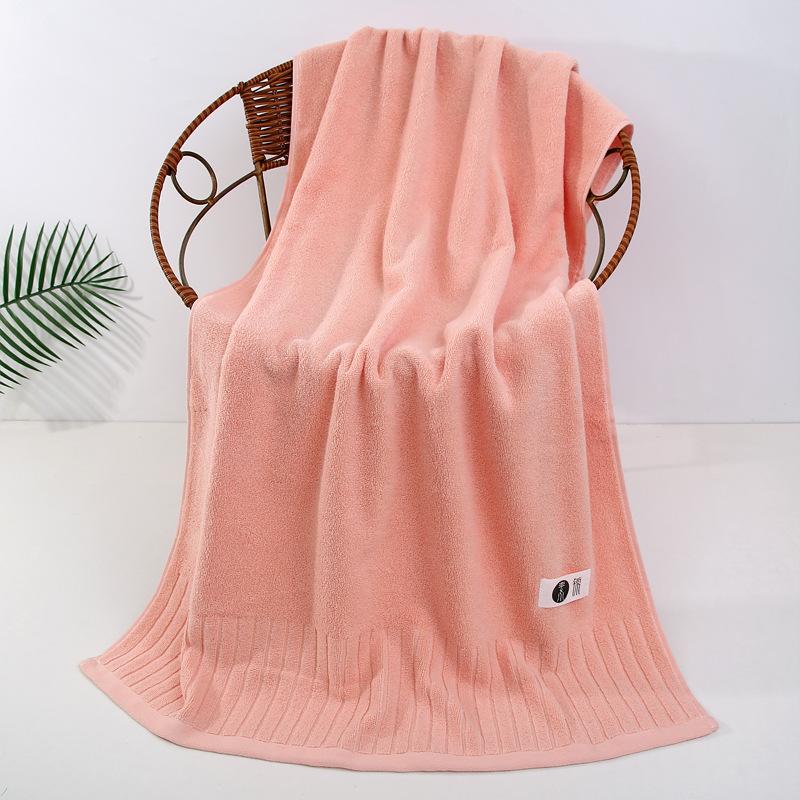 

Хлопковые банные полотенца для взрослых мужчин и женщин, пар, сильное влагопоглощение, мягкие, увеличенные, утолщенные, большие хлопковые банные полотенца 70 * 140Cm [Customizable, wholesale]