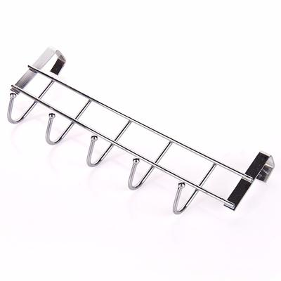 5 Hooks Clothing Coat Towel Hanger Rack Holder Shelf Over Door Home Bathroom Kitchen Hat Organizer  Over The Door Hooks