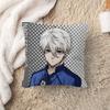 Anime Blue Lock Cushion Cover Inches Farmhouse Decor Home Throw Pillow Covers for Couch Decorations