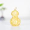 Resin Filled Natural Crystal Gourd Ornaments For Home Decor Gift Ideas