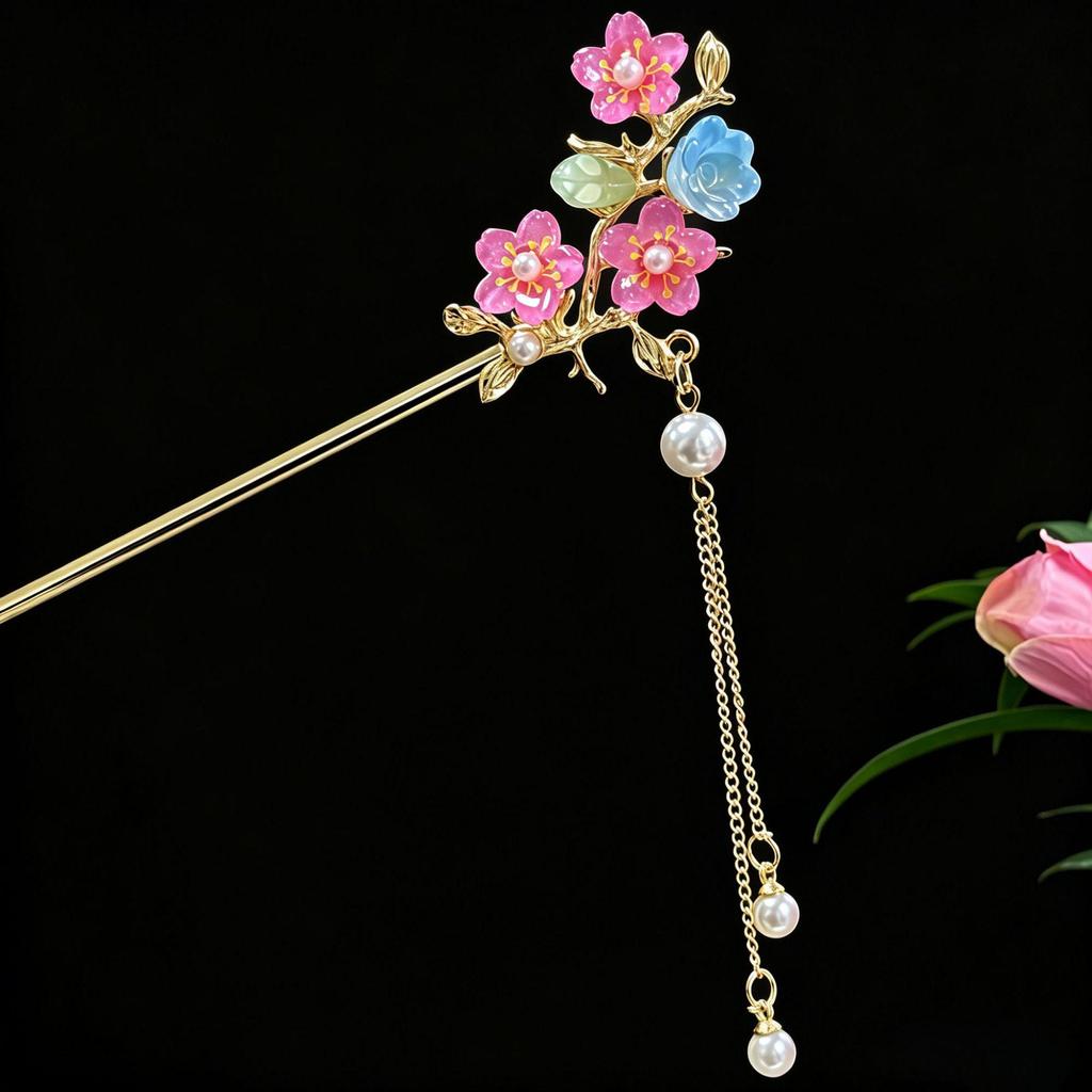 Elegant Tassel Hairpins: Ancient Style for Hanfu and Qipao Updos