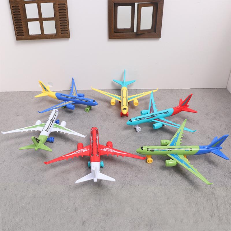 1/3/5Pcs Plastic Aircraft Ornament Diy Assembled Airplane Model Toy Color Random For Kids Children Education Collection Gift