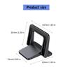 2Pcs Foldable Laptop Stand Portable Laptop Stand Invisible Cooling Laptop Stand Cooling Office Footpad Notebook Tablets