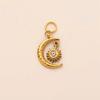 Yori 3Pcs Star Moon Rainbow Sun Pendant Stainless Steel Plated with 18K Gold for Jewelry Making Supplies DIY Necklace