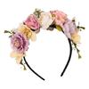 Traditional Embroidery Style Hairband Practical Plastic Grass Decoration Lightweight Comfort Wear Women Teens