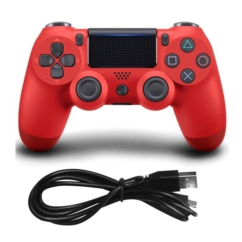Wired Vibrate Game Controller Handle Dual Double Shock for PC