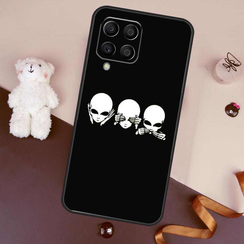 Aesthetic Alien Case For Samsung Galaxy M06 M53 M13 M31 M11 M35 M55 M15 M56 M36 M16 M12 M32 M52 M14 M34 M54