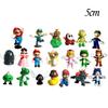 Super Mario Anime Mario Luigi Blind Box Mini Character Handmade PVC Model Ornament Super Mario Blind Box Surprise Birthday Gift
