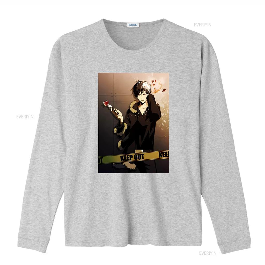 Durarara Izaya Orihara T Shirt 100 Cotton vintage Washed Breathable graphic Stretched Unisex streetwear Top For Everyday Wear