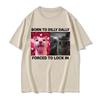 Born To Dilly Dally Forced To Lock In Funny Cat Meme Tee Unisex And Unisex Vintage Fashion Casual 100 Cotton Short Sleeve TShirts