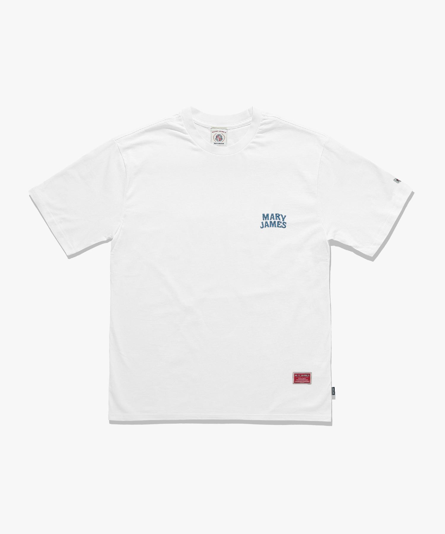 Mary James Romanso Half Sleeve - White L