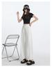 Women's Tencel Denim Wide-Leg Pants - High Waist, Slimming, Breathable, Lightweight, for Summer and Autumn