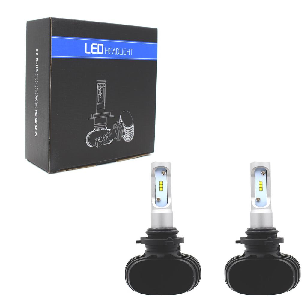 E-auto fun 1 X1CSP04 LED Scheinwerfer/Nebelscheinwerfer, Kompatibel mit Fahrzeuginspektion (HB3/HB4), Letzte
