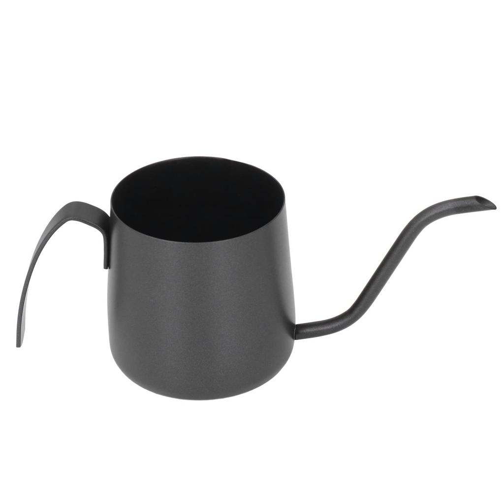 250ml Stainless Steel Narrow Mouth Coffee Kettle with Gooseneck Design, Graduated Drip Pot for Coffee, Tea, and Infused Water, Compact Design for the