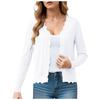 Tee Shirts Women Women Cardigan With Buttons And V Neck Lightweight And Summery Cardigan Women Elegant With Camisetas De Mujer