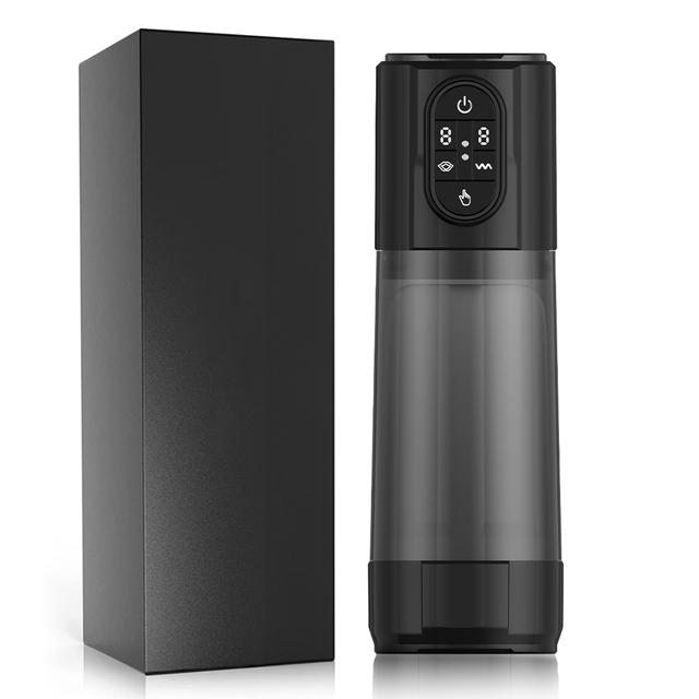 Automatické mužské masturbátory Sexuální hračka 9 Vibration 9 Sací Kouření Masturbátor Vakuová pumpa IPX6 Sexuální hračky pro muže