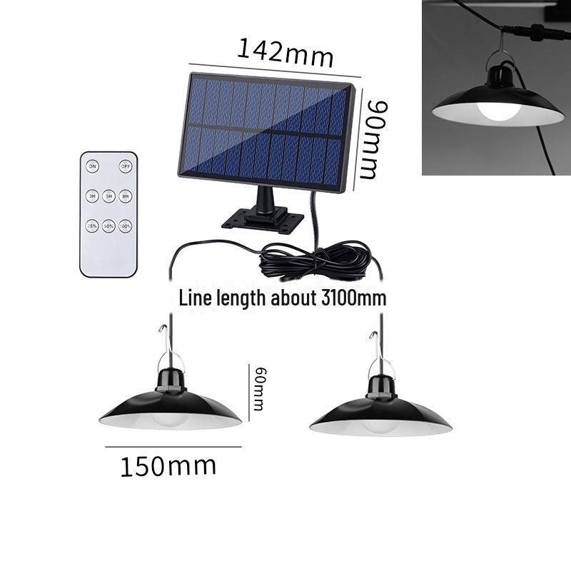Светодиодная солнечная люстра для дома, дачи или сада - водонепроницаемый светильник