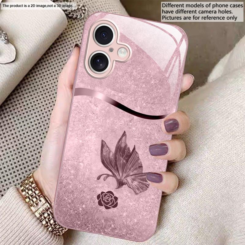 

Полный восточной элегантности Для iPhone 17 Air 16 E 15 14 13 Plus 12 mini 17 Pro Max 11Pro XR X 16E 7 8 11 Закаленное стекло Чехол для телефона iPhone Air