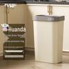 PUCHU 25L Large Open-Top Square Trash Can