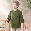 Chinese-Style Summer Tops for Women in Their 70s and 80s