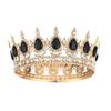 Women's Crown Adults Sparkling Headband Alloy Rhinestones Costume Hairpieces for Weddings Birthdays Proms and Pageants