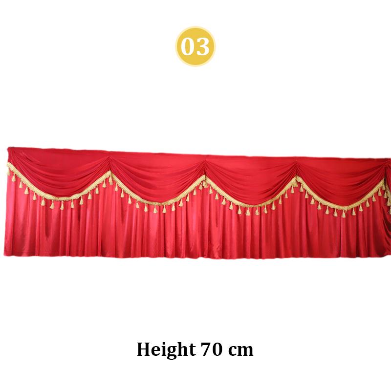 3 Meter Wedding Party Backdrop Decoration Curtain Swag Backdrop Drapes Stage Event Party Background Decor Swag Drape Valance