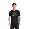 Adidas T Shirts Men's Black Crew Neck Moderate Straight Fit GL2399