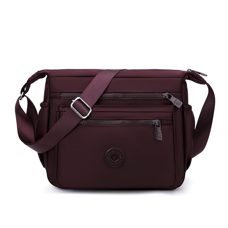 Commuter Shoulder Bag Women's Crossbody Bag Lightweight Water-Repellent Nylon Bag