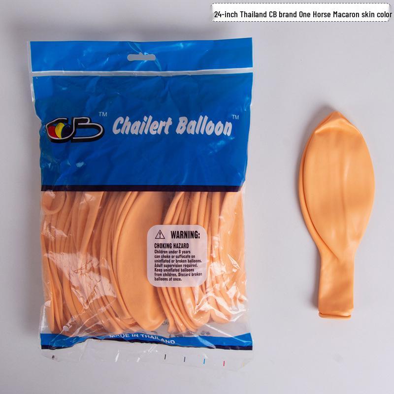 Available 24 Matte Wedding & Birthday Balloons, Multi-color, Thick Thai CB Brand.
