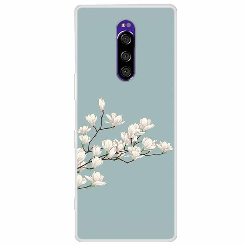 For Sony Xperia 1 Case Luxury Animals Transparent Cover for Sony Xperia1 XZ4 SO-03L SOV40 J8110 J9150 J8170 Phone Shells Covers
