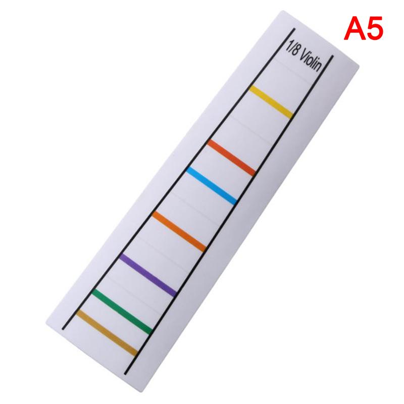 4/4-1/8Fingerboard Sticker Violin Pitch Position No Glue Finger Position Sticker