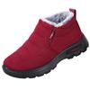 Fashion Winter New Parents Waterproof Boots with Thick Velvet for Warmth Anti slip Snow Boots for Middle aged and Elderly People